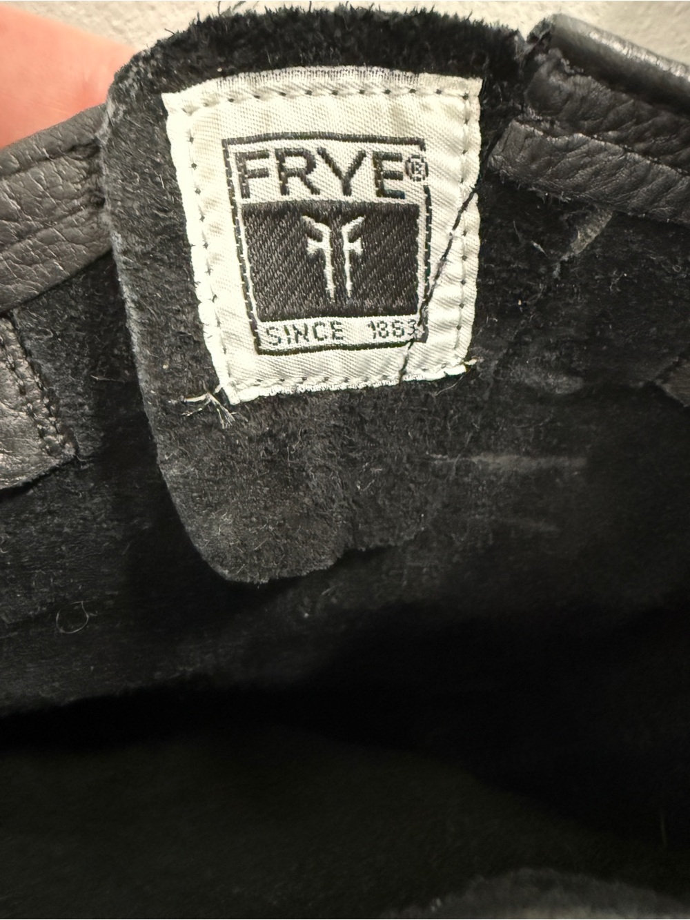 Frye Black Leather Mid-Calf Harness Moto Boots - Picture 5 of 8